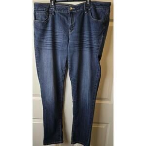 Black Crystal Womens Denim Jeans Size 10 Blue High Rise 5 Pockets